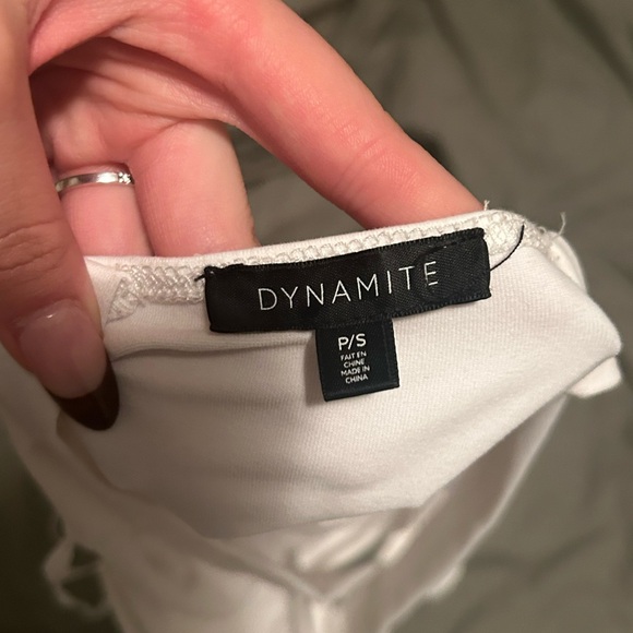 dynamite white bodysuit - Picture 3 of 3